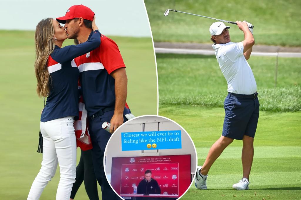 Jena Sims celebrates Brooks Koepka making US Ryder Cup team Go Travel