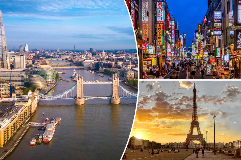 Top 20 travel destinations revealed for summer 2024, according to